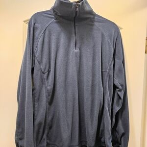 Columbia Women's Blue Half Zip Fleece Top